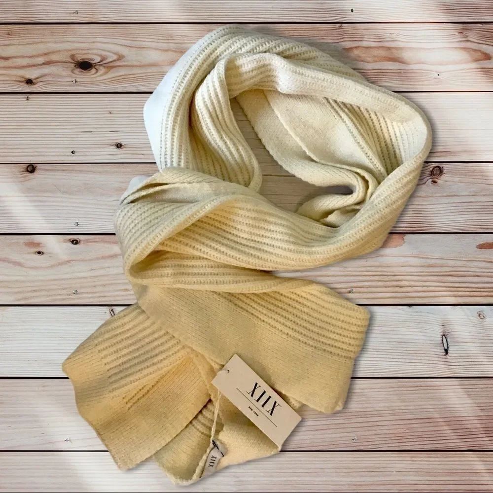 Collection XllX Sleek Knit Muffler - Picture 2 of 3